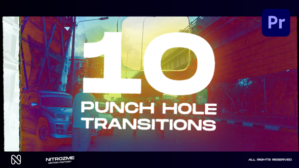Punch Hole Transitions Vol. 01 for Premiere Pro