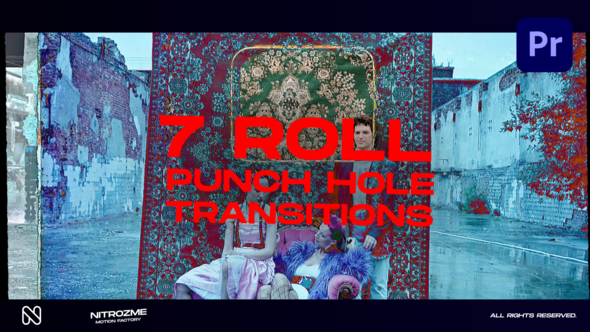 Punch Hole Roll Transitions Vol. 01 for Premiere Pro