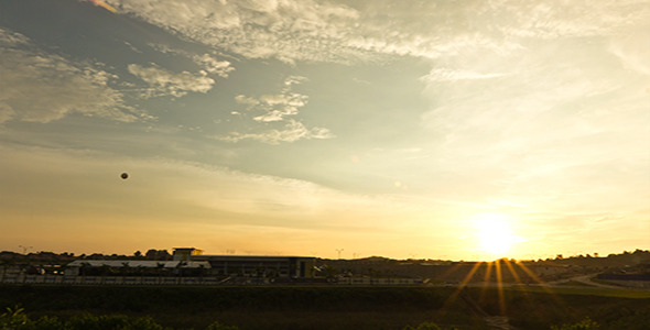 Red Sky Sunset Time Lapse I alt