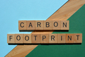 Carbon Footprint, phrase as banner headline - PhotoDune Item for Sale