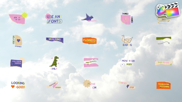 Torn Paper Titles for FCPX alt