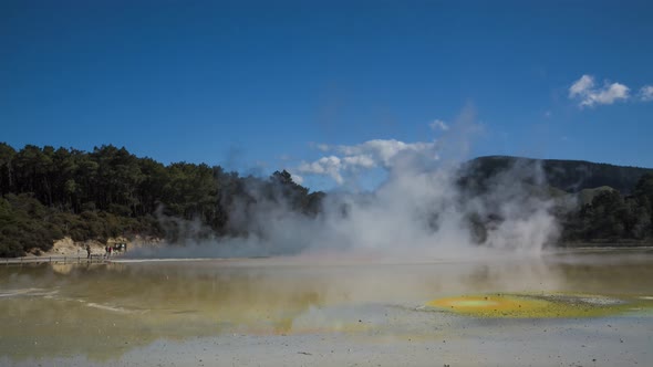 Volcanic activity in New Zealand