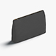 Black Canvas Pouch - linen zip bag - 3DOcean Item for Sale