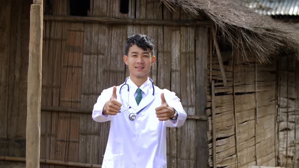 Doctor Giving Thumbs Up