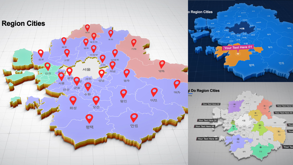 Korea Gyeonggi Province Map