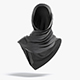 Black Hijab - woman muslim head cover - 3DOcean Item for Sale