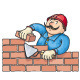 Bricklayer At Work - GraphicRiver Item for Sale
