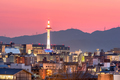 Kyoto, Japan city skyline at dusk. - PhotoDune Item for Sale