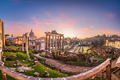 Rome, Italy at the historic Roman Forum Ruins - PhotoDune Item for Sale