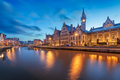 Ghent, Belgium Town Cityscape at Dawn - PhotoDune Item for Sale