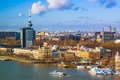 Rotterdam, Netherlands Cityscape on the Nieuwe Maas River - PhotoDune Item for Sale