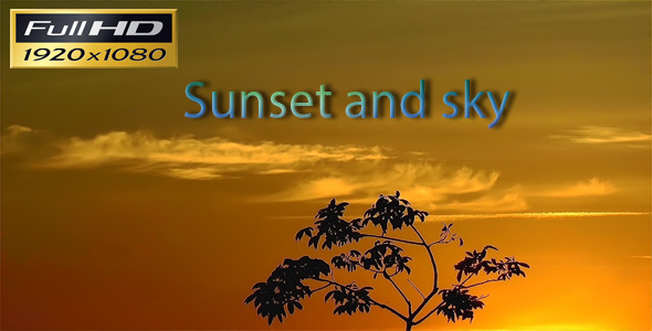 Sunset and Sky Full HD