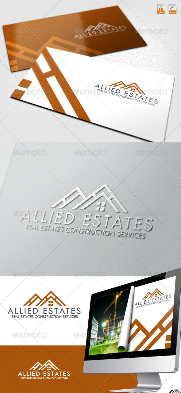Allied Estates - Real Estate Construction Logo