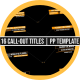 Call-Out Titles  MOGRT  Template - VideoHive Item for Sale