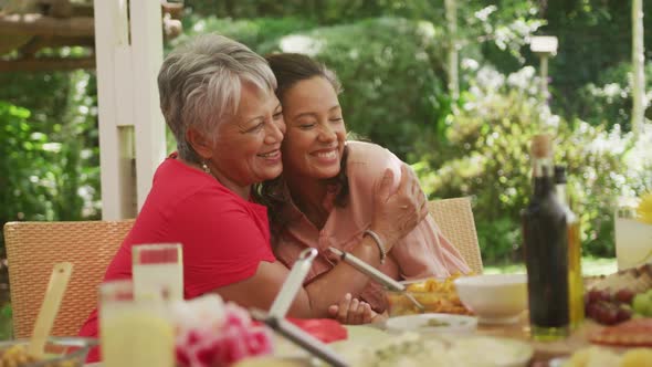 Senior African American man spending time in garden