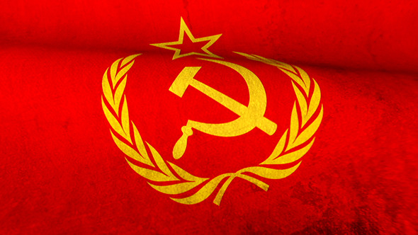 Soviet Flag Motion Loop