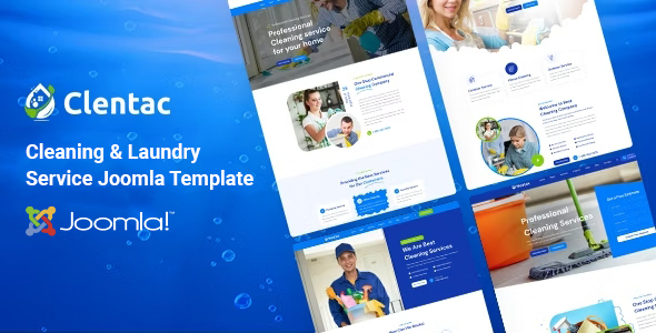 Clentac - Cleaning Services Joomla 5 Template