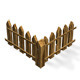 wooden fence  - 3DOcean Item for Sale