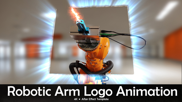 Robotic Arm Logo Animation