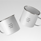 Flying Enamel Mug Mockup - GraphicRiver Item for Sale