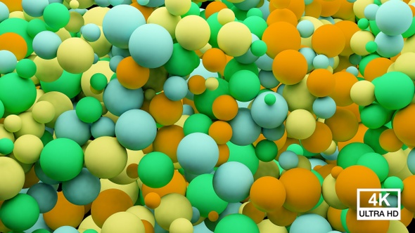 Colorful Balls Transition 4K V2