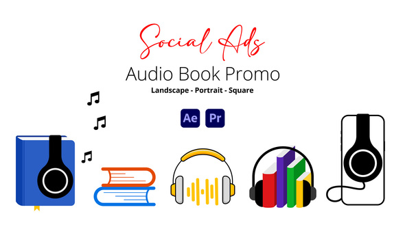 Audio Book Promo Social Ads