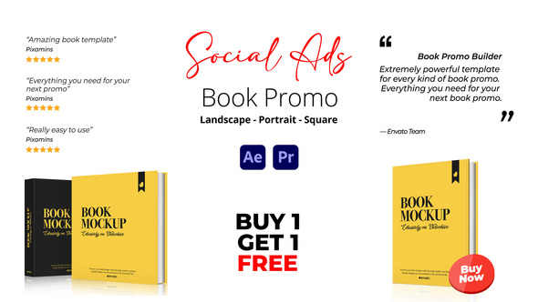 Book Promo Social Ads