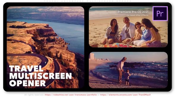 Travel Adventure Multiscreen Opener