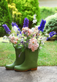 Rubber boots with beautiful bouquet - PhotoDune Item for Sale