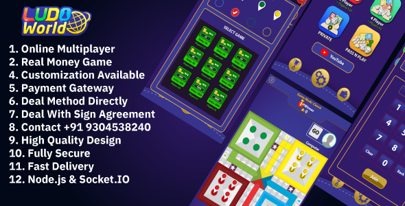 Ludo World Online Multiplayer Real Money Earning Game