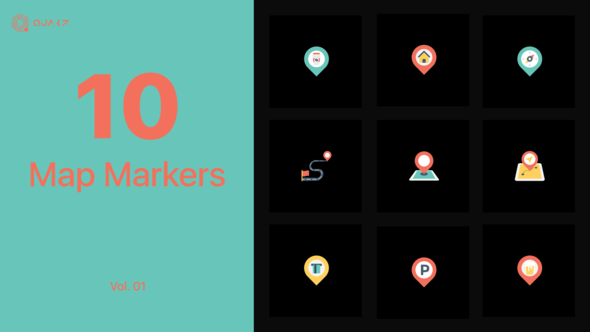 Map Markers Vol. 01