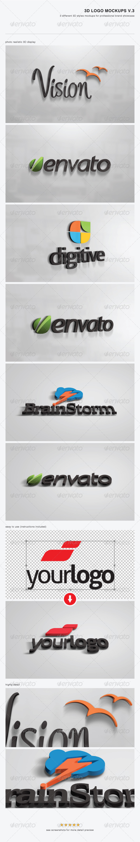 Download Logo Mockups From Graphicriver