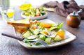 Avocado, vegetable and fried egg sandwich. Breakfast - PhotoDune Item for Sale