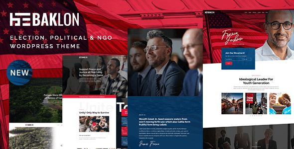 Baklon – Election & Political WordPress Theme