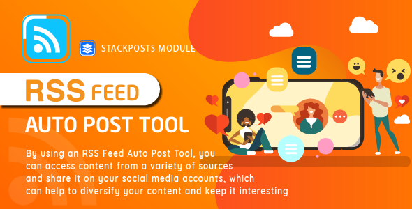 RSS Feed Auto Post Tool Module For Stackposts