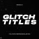 Glitch Titles _Premiere Pro - VideoHive Item for Sale
