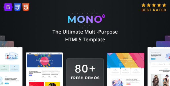 Mono – Multi-Purpose HTML5 Template