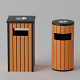 Wooden Trash Can Collection - 3DOcean Item for Sale