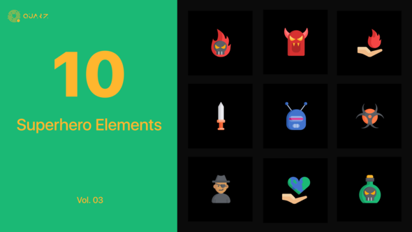 Superhero Icons Vol. 03 alt