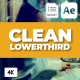 Minimalist Modern Lower Thirds - 4K - VideoHive Item for Sale