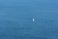 White sailboat sea. Top view, copy space - PhotoDune Item for Sale