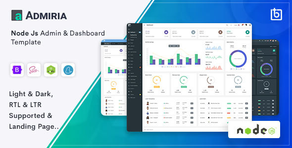 Admiria - Node Js Admin & Dashboard Template