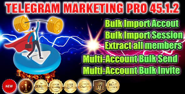 Telegram Marketing Tools-Scraper/Extract/Add/Search/Invite Member