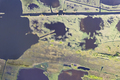 Aerial view of the marshy area of Lake Massaciuccoli - PhotoDune Item for Sale