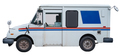 Isolated Mail Delivery Truck - PhotoDune Item for Sale