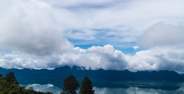 Maninjau Lake And Clouds Time Lapse 2 
