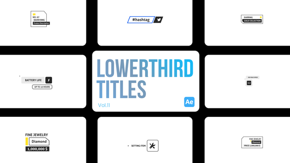 Lowerthird Titles 11 for After Effects alt