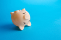 Dead Piggy Bank. Bankruptcy and business closure.  - PhotoDune Item for Sale