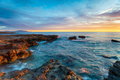 Beautiful sunrise over the mediterranean sea at Torres de la Sal - PhotoDune Item for Sale