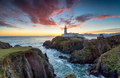 Sunrise over the lighthouse at Fanad Head in County Donegal - PhotoDune Item for Sale